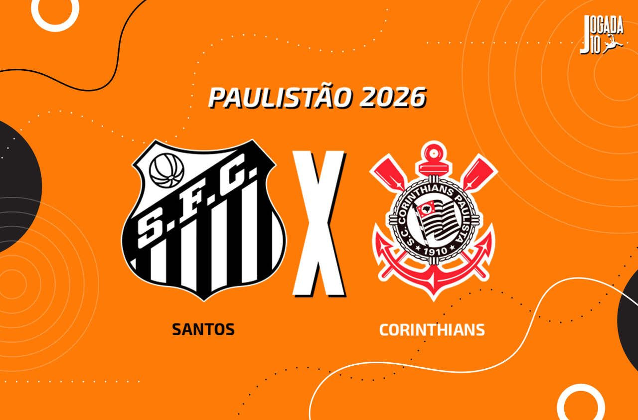 Imagem da noticia Santos x Corinthians: onde assistir, escalações e arbitragem