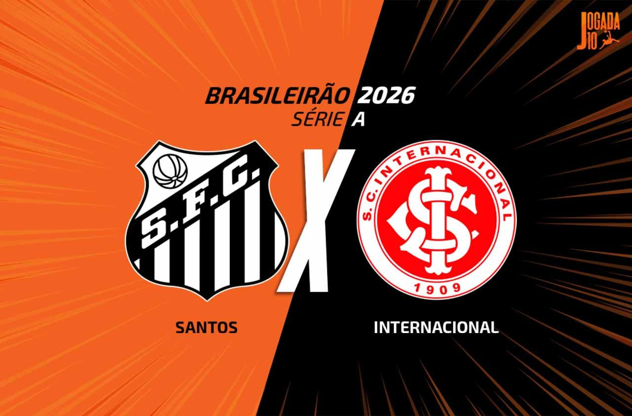 Imagem da noticia Santos x Internacional: onde assistir, escalações e arbitragem