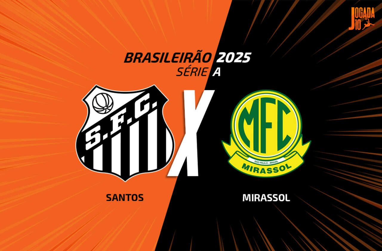 Imagem da noticia Santos x Mirassol: onde assistir, escalações e arbitragem