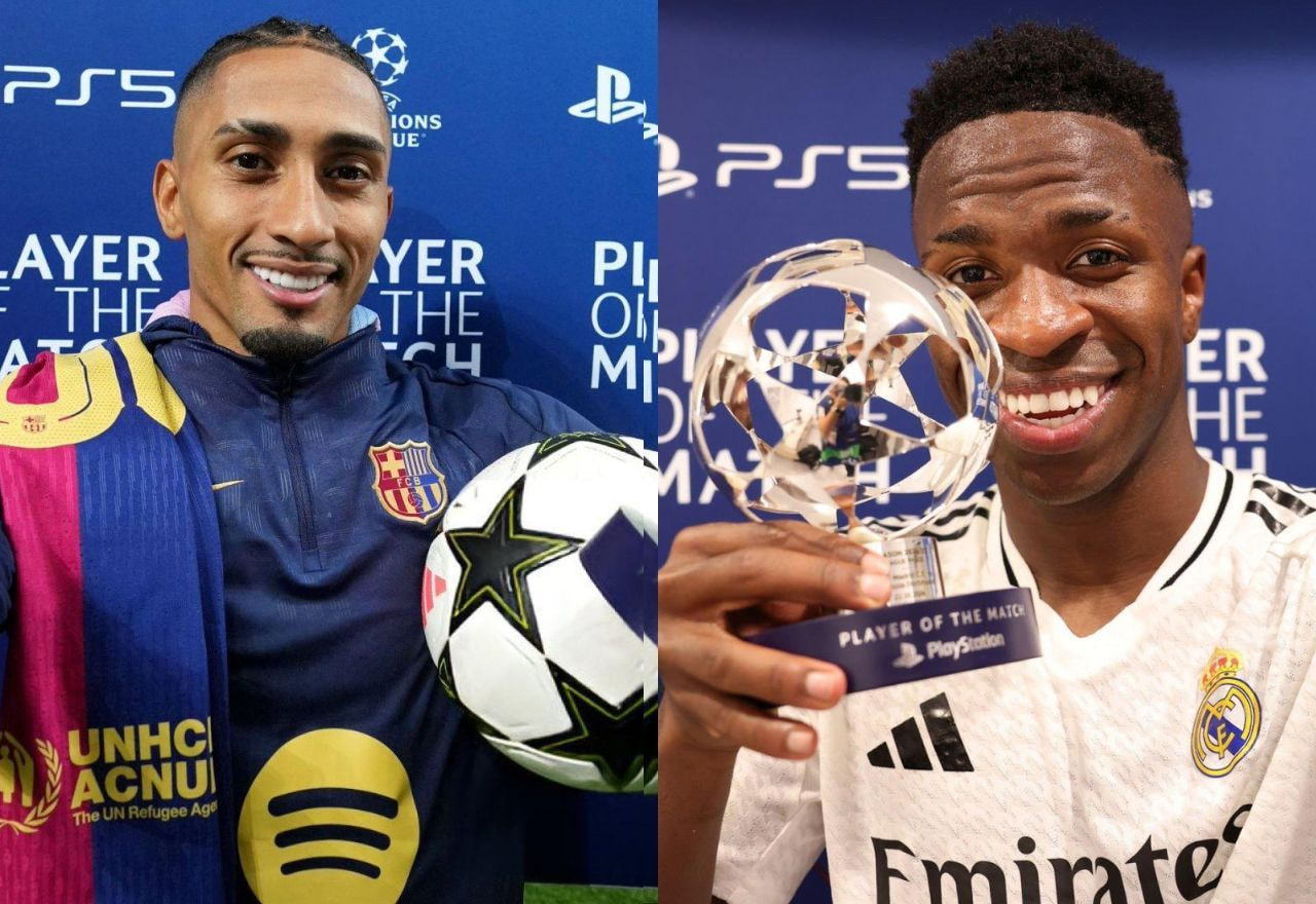 Imagem da noticia Hat-trick de Raphinha e Vini Jr, e mais: confira os resultados da 3ª rodada de Champions