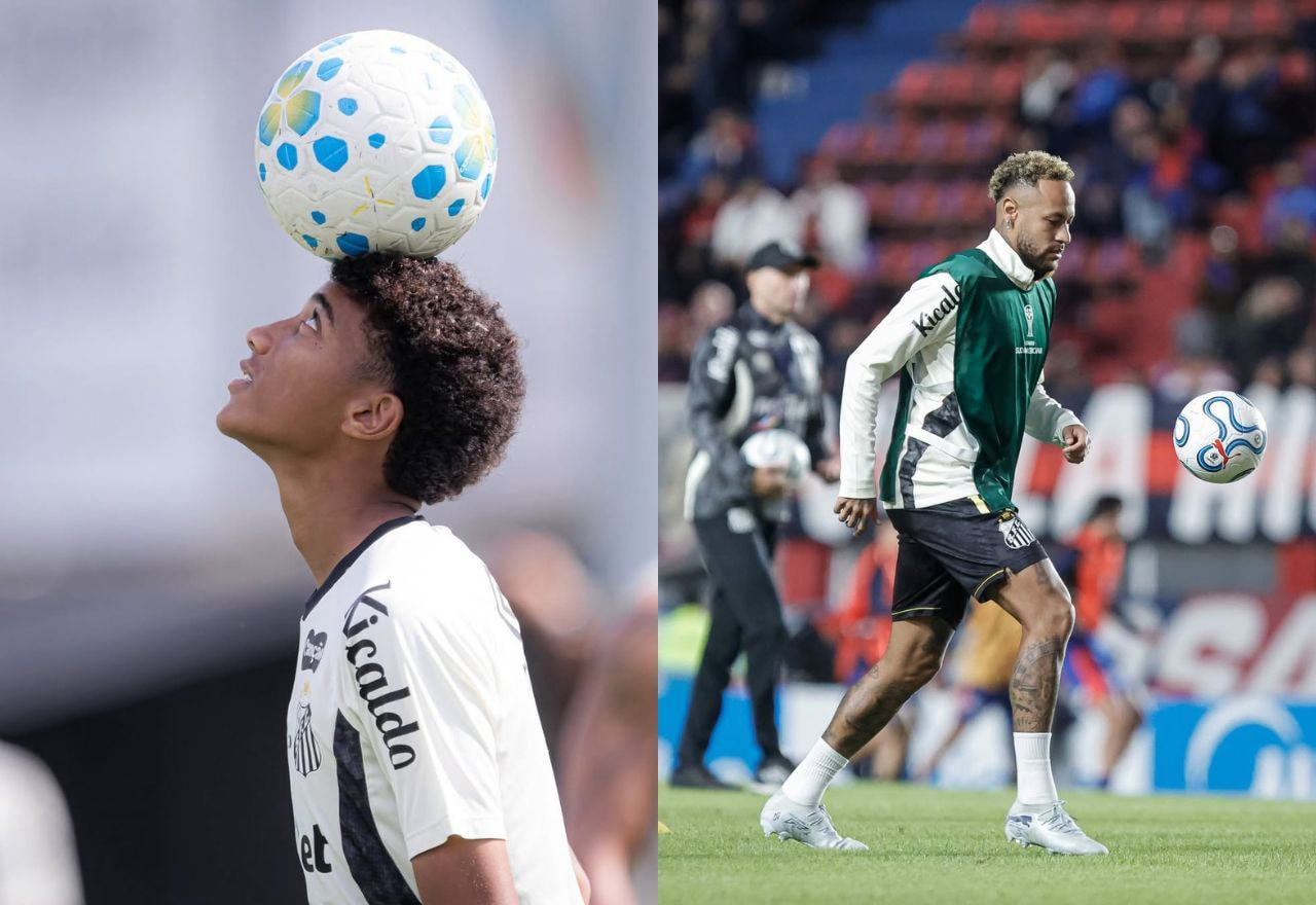 Imagem da noticia Santos se pronuncia sobre polêmica entre Neymar e Robinho Jr.