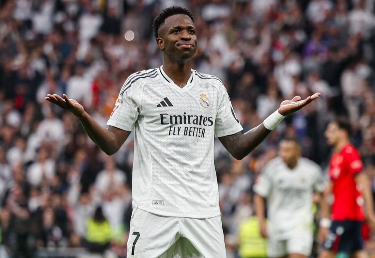 Javier Tebas, presidente da La Liga, acusa Vinícius Júnior de pirataria