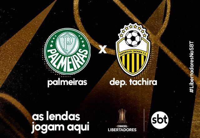 SBT transmite Palmeiras x Deportivo Táchira pela Libertadores
