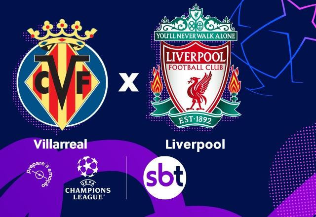 Imagem da noticia SBT transmite Villarreal x Liverpool pela semifinal da Champions