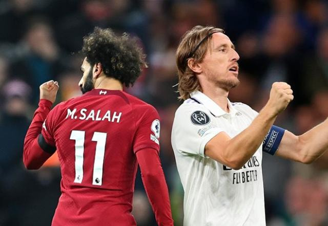 Imagem da noticia Champions: Salah e Modric se reencontram após troca de provocações