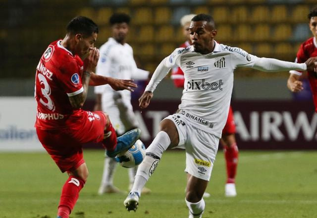 Imagem da noticia Santos empata com Unión La Calera e perde chance de virar líder na Sul-Americana