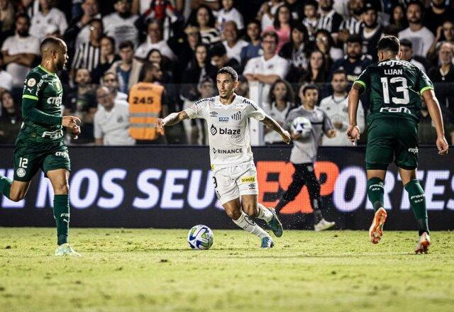 Imagem da noticia Segue o tabu: Santos e Palmeiras empatam por 0 a 0 na Vila Belmiro