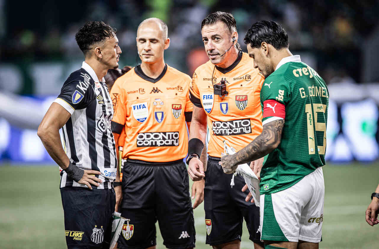 Imagem da noticia Santos encara o Palmeiras no Allianz com tabu para quebrar e sequência ruim