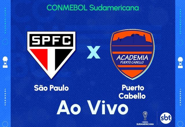 Ao vivo: assista São Paulo x Puerto Cabello pela Copa Sul-Americana