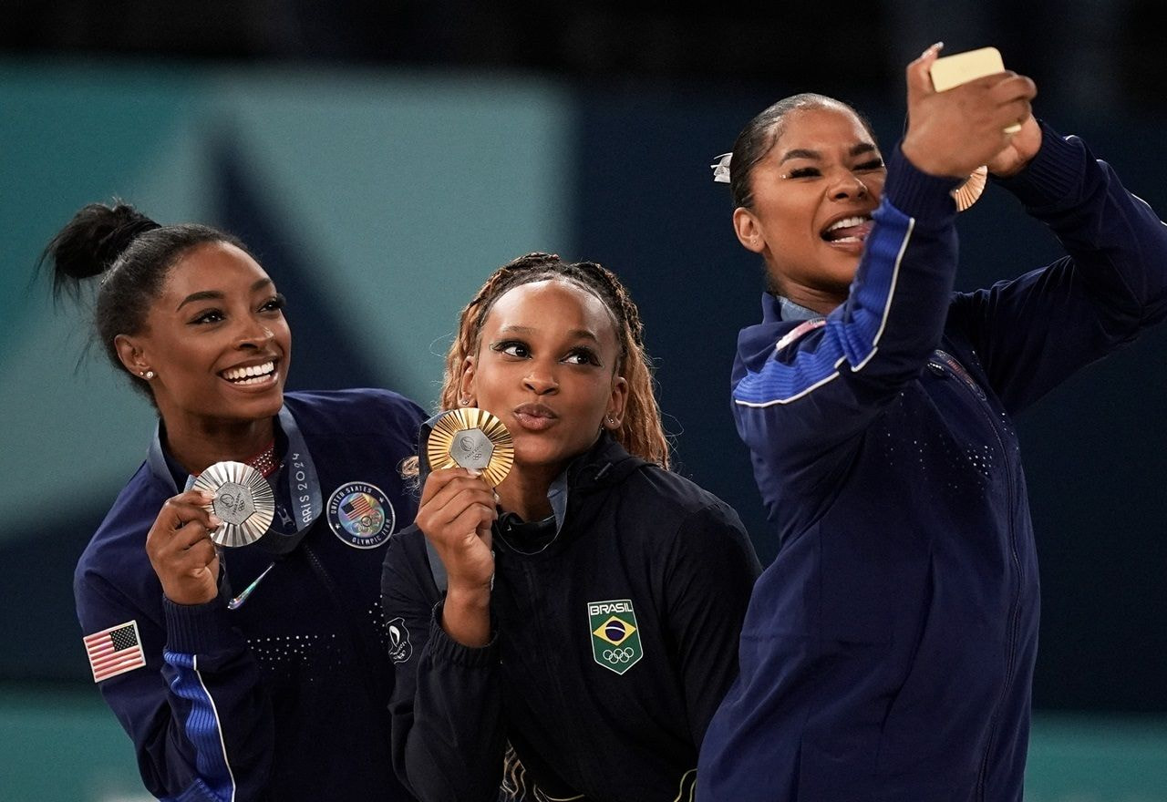 Imagem da noticia Ginástica vive momento histórico com pódio olímpico formado apenas por negras