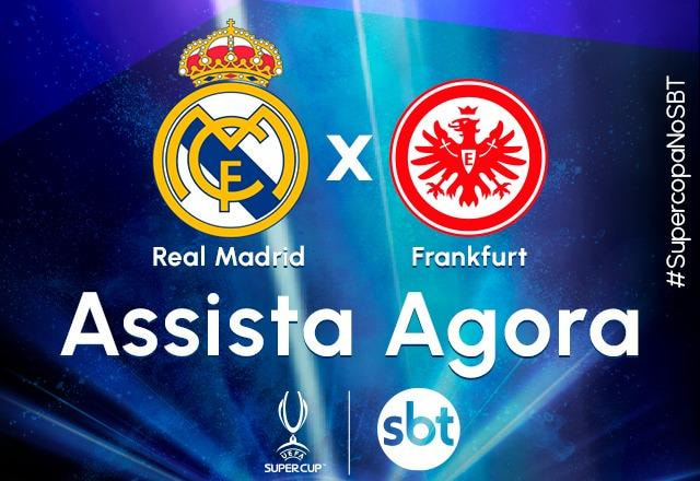 Ao vivo: assista Real Madrid x Eintracht Frankfurt pela Supercopa da Uefa