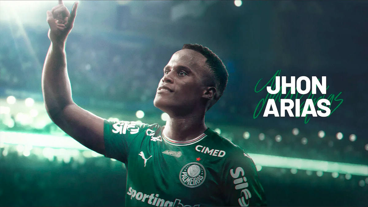 Palmeiras inscreve Jhon Arias no Campeonato Paulista