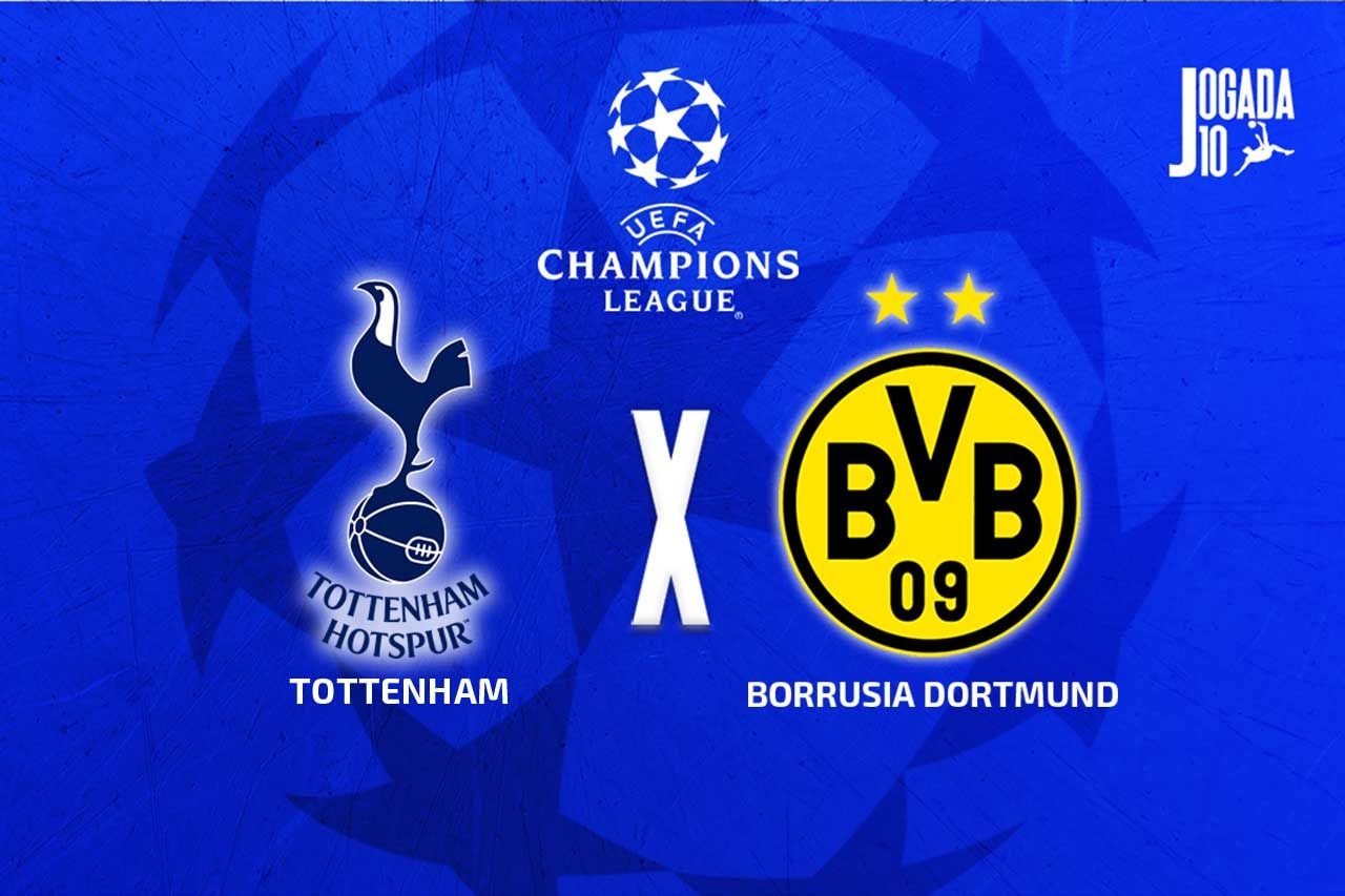 Imagem da noticia Tottenham x Borussia Dortmund: onde assistir, escalações e arbitragem