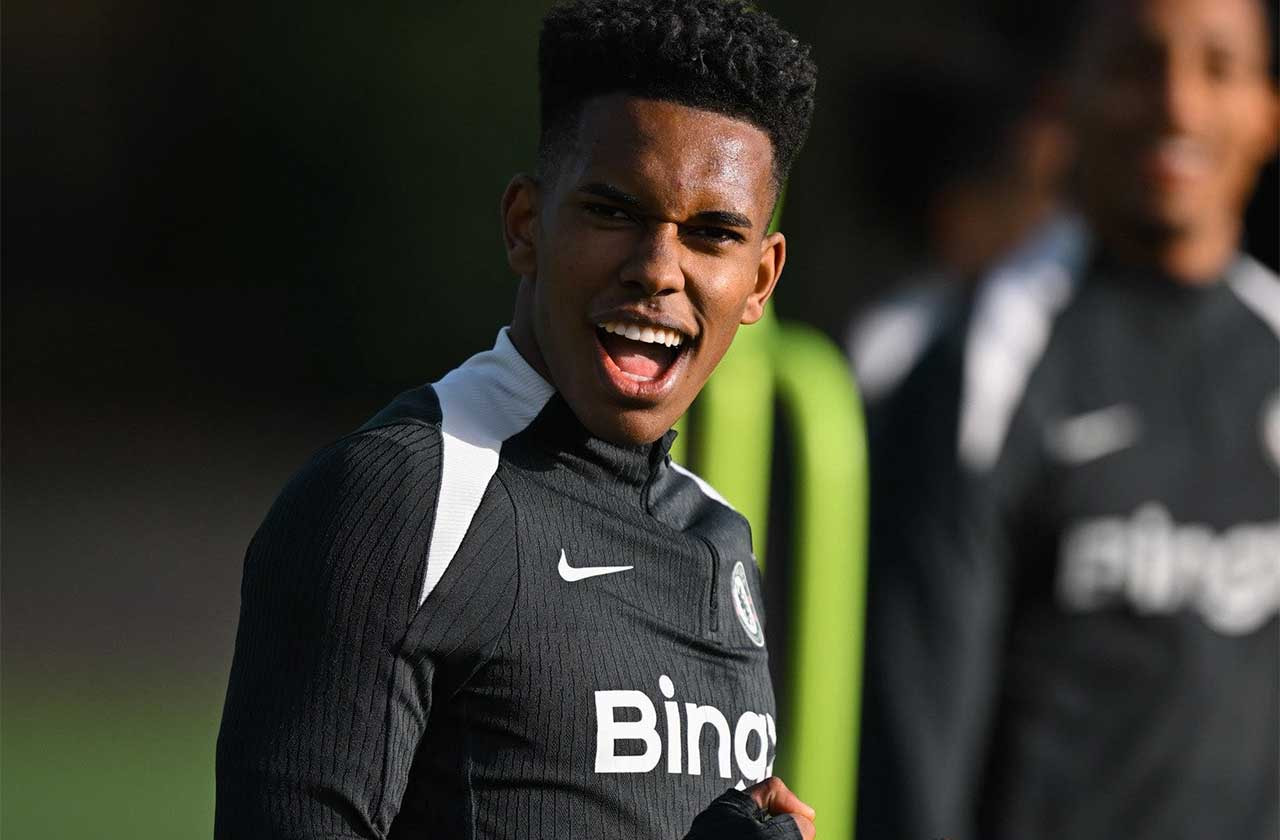 Imagem da noticia Recuperado de lesão, Estêvão reforça o Chelsea contra o Aston Villa