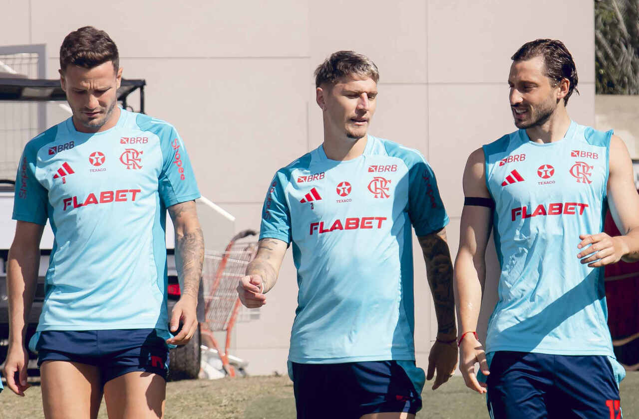 Imagem da noticia Saúl realiza seu primeiro treino no Flamengo
