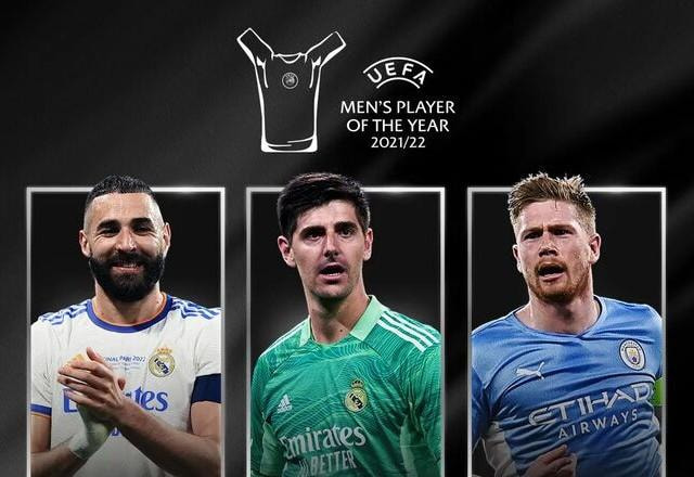Imagem da noticia Benzema, Courtois e De Bruyne são indicados ao prêmio de melhor jogador da Uefa