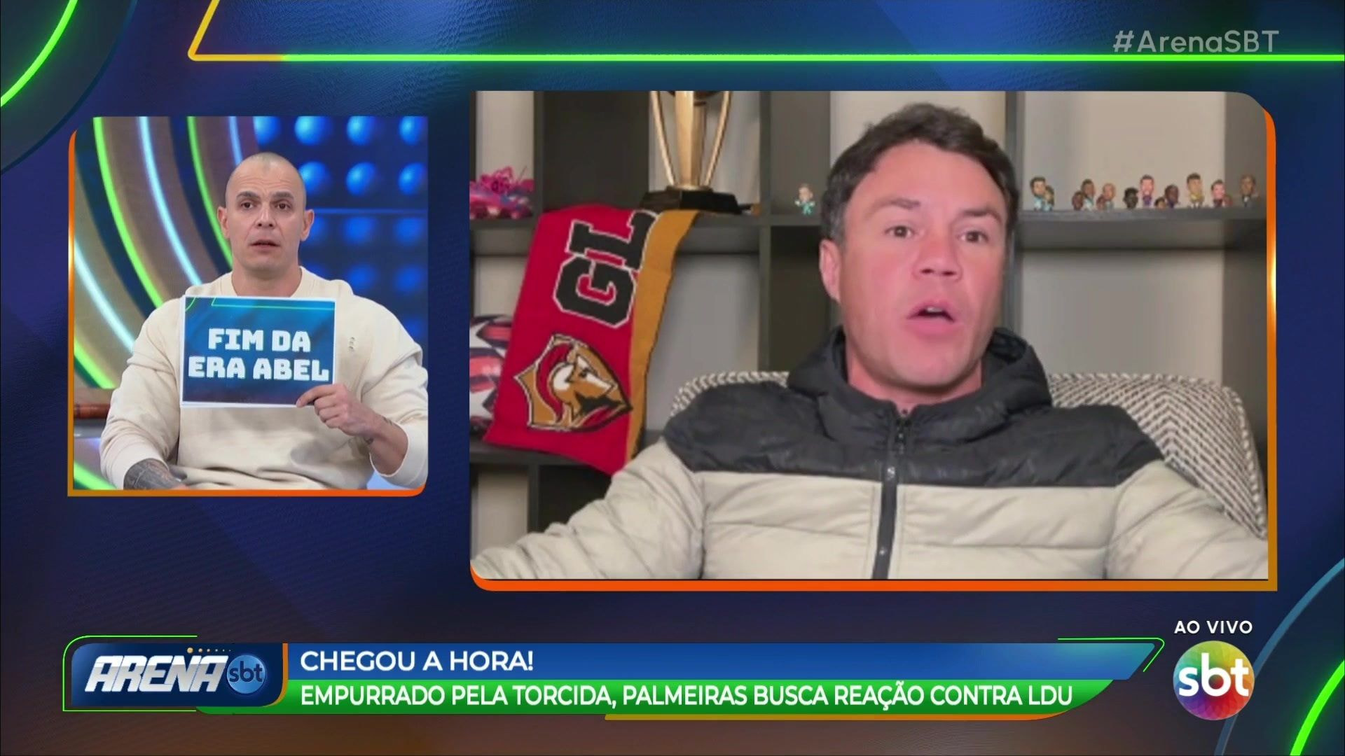 Imagem da noticia Mano e Kleber Gladiador batem boca em discussão sobre o Palmeiras no Arena SBT