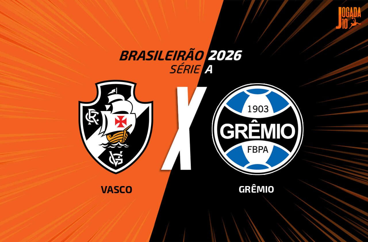 Imagem da noticia Vasco x Grêmio: onde assistir, escalações e arbitragem