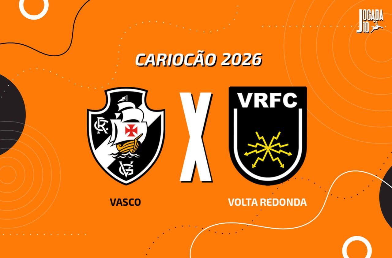 Imagem da noticia Vasco x Volta Redonda: onde assistir, escalações e arbitragem