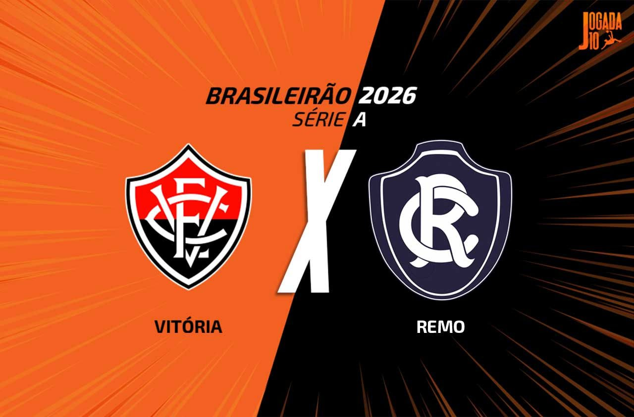 Imagem da noticia Vitória x Remo: onde assistir, escalações e arbitragem