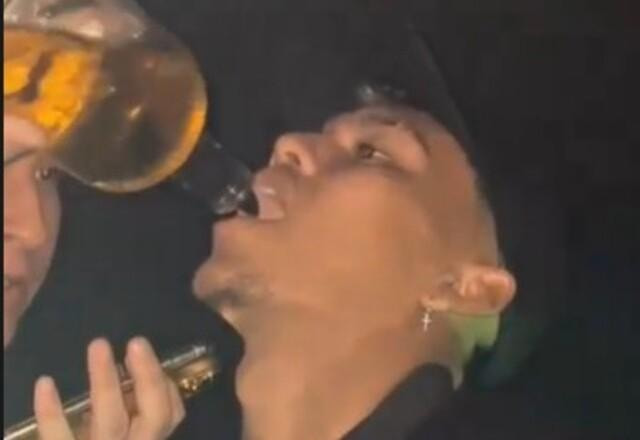 Imagem da noticia Atacante do Palmeiras, Gabriel Veron é visto em balada: "O homem endoidou"