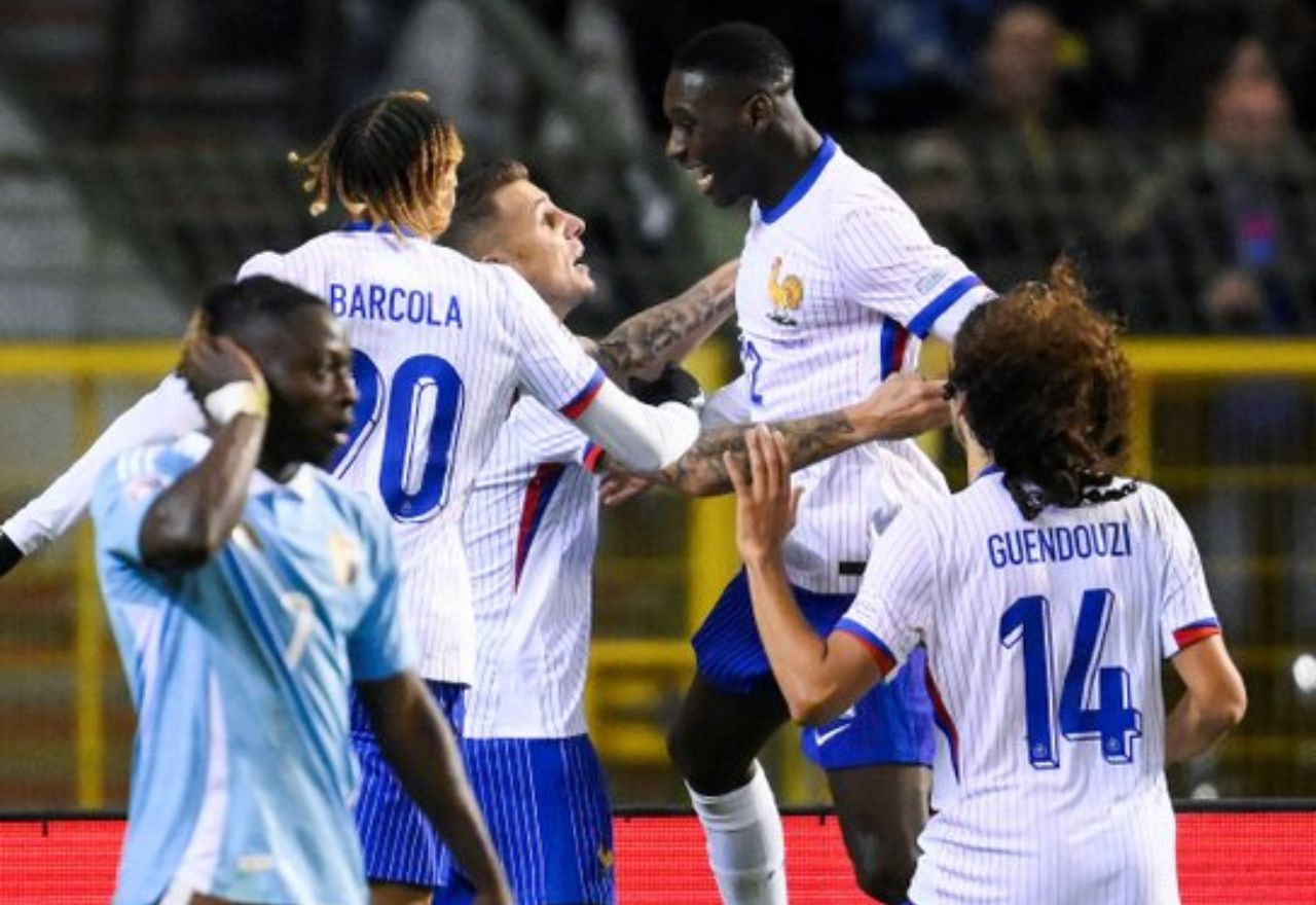 Imagem da noticia França suporta pressão e vence Bélgica pela Nations League