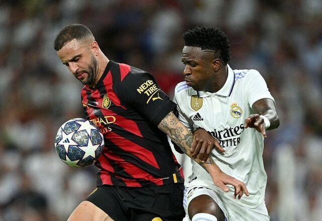 Imagem da noticia Lateral do City, Walker defende Vinícius Júnior: "Ele é um jogador top"