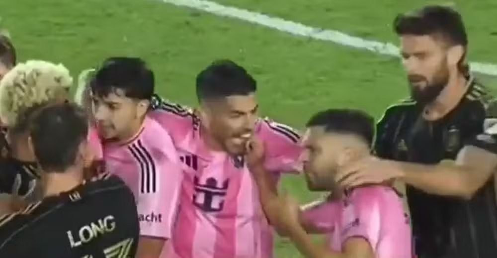Suárez se envolve em confusão e tenta morder companheiro do Inter Miami