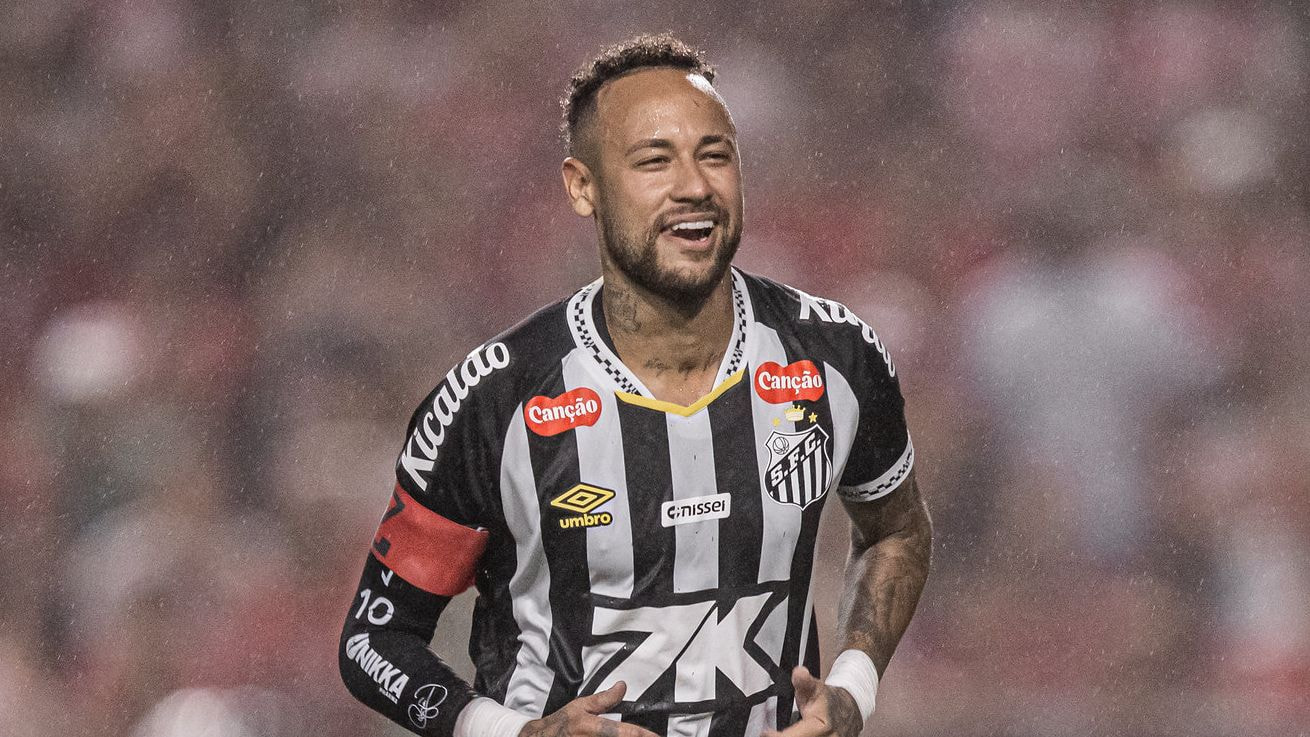 Neymar assina renovação com o Santos até o final de 2025