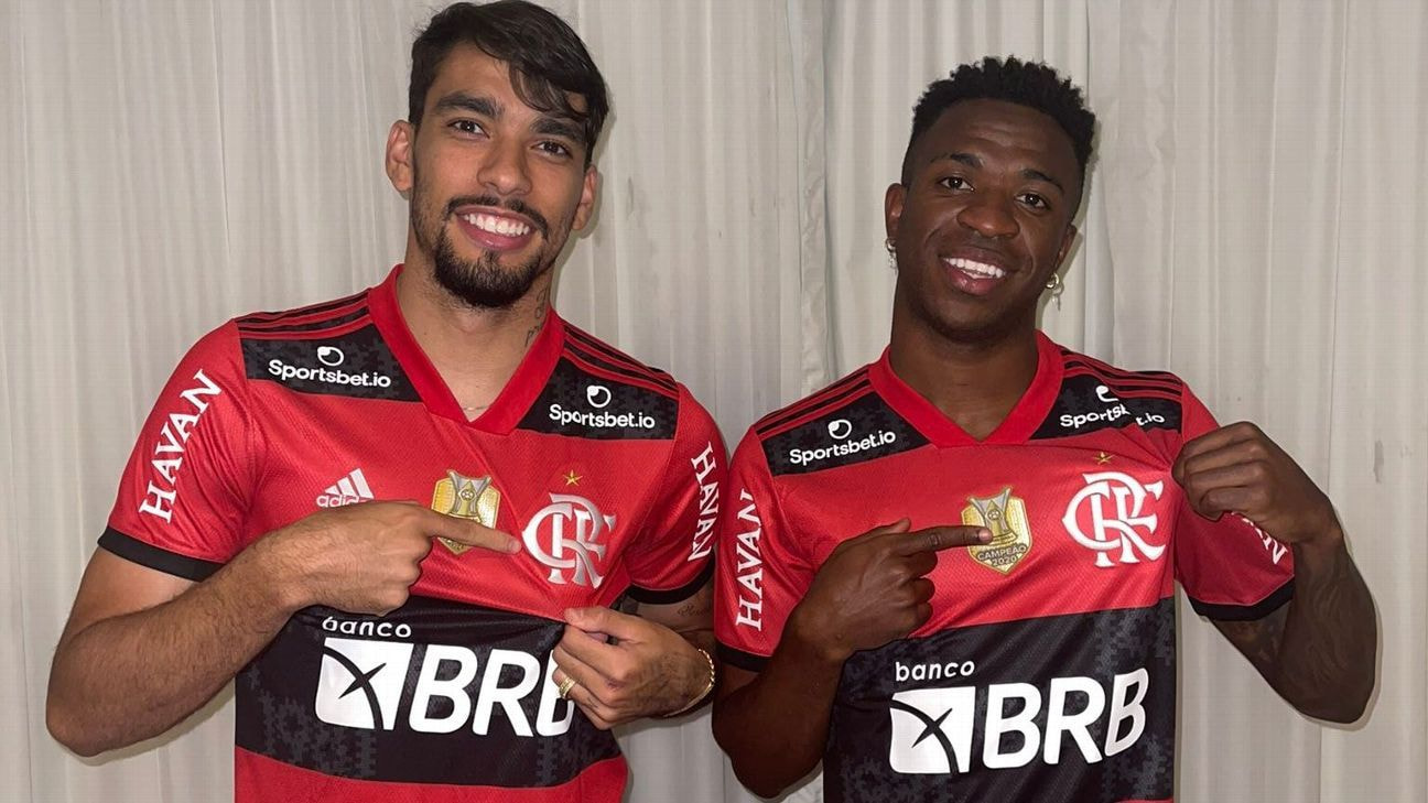 Imagem da noticia Vini Jr fala sobre volta de Paquetá ao Flamengo: “Agora ele e, no futuro, eu”
