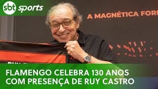 Flamengo celebra 130 anos com presença de Ruy Castro | SBT Sports (09/11/25) Flamengo celebra 130 anos com presença de Ruy Castro | SBT Sports (09/11/25)