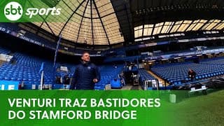 Se Aventure com Venturi: conheça arredores e bastidores do Stamford Bridge, estádio do Chelsea Se Aventure com Venturi: conheça arredores e bastidores do Stamford Bridge, estádio do Chelsea