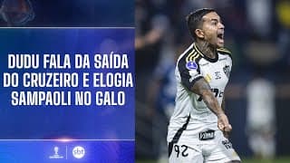 Dudu fala da saída do Cruzeiro e elogia Sampaoli no Atlético-MG Dudu fala da saída do Cruzeiro e elogia Sampaoli no Atlético-MG
