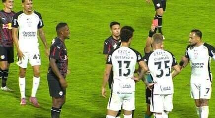 CBF divulga áudio de expulsão polêmica do Corinthians contra o Bragantino CBF divulga áudio de expulsão polêmica do Corinthians contra o Bragantino