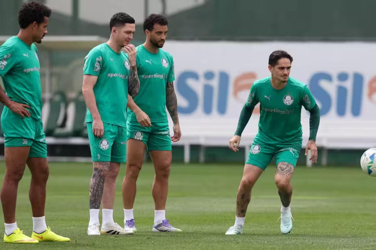 Imagem da noticia Palmeiras faz último treino antes de enfrentar o River; veja possível escalação