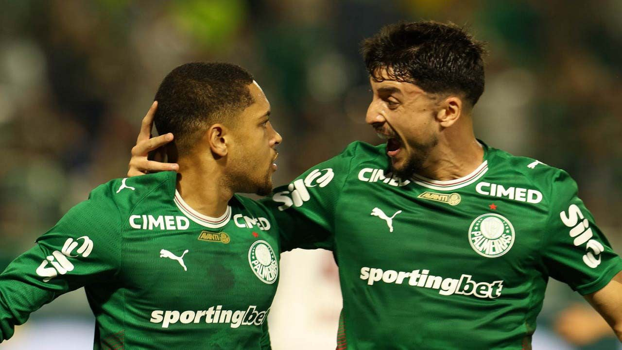 Imagem da noticia Palmeiras vence o Fluminense e se mantém no ponta Brasileiro