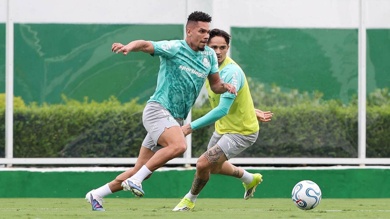 Imagem da noticia Paulinho treina sem restrições no Palmeiras em preparação para Libertadores