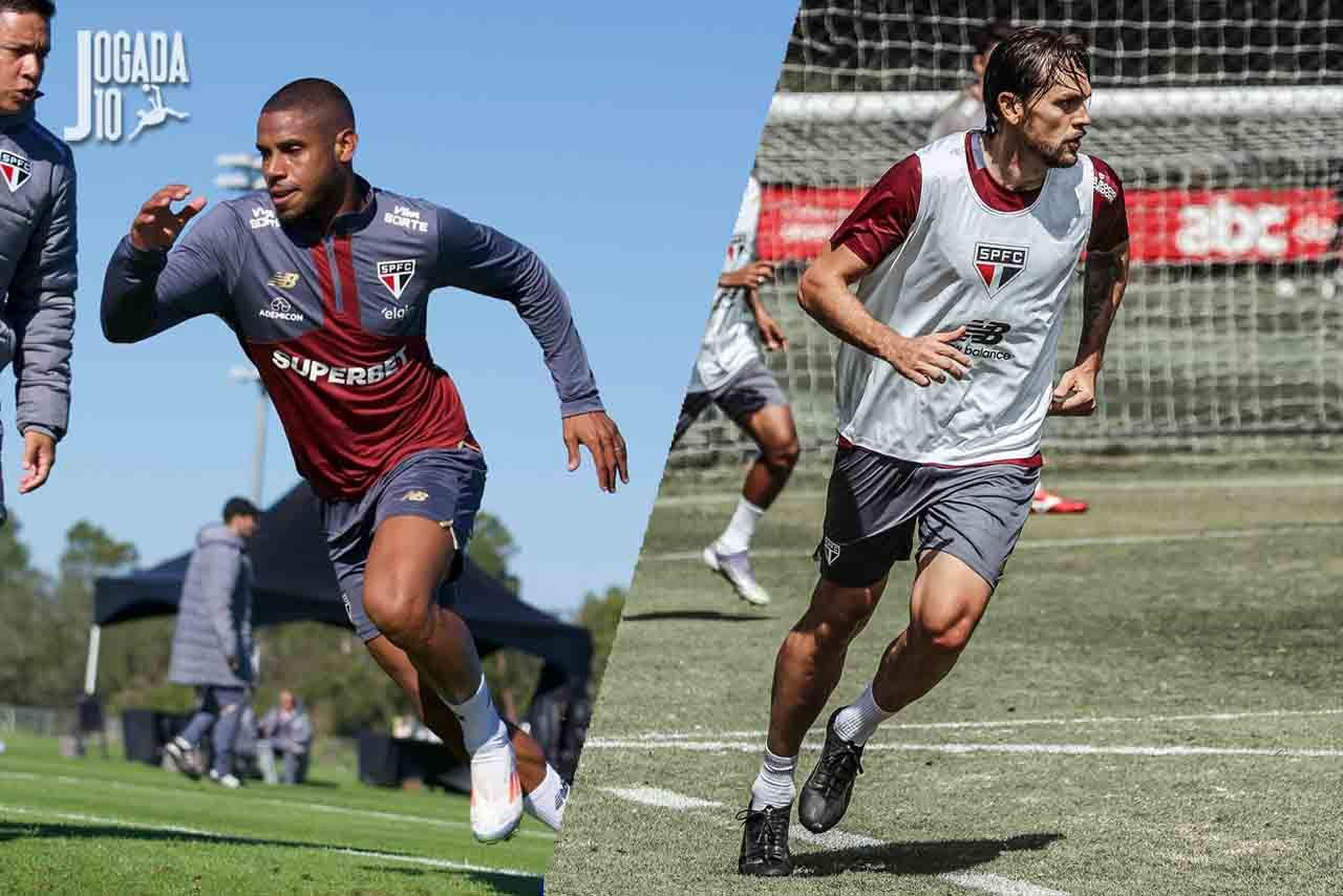 Imagem da noticia São Paulo divulga recuperação de Tolói e tratamento conservador para André Silva