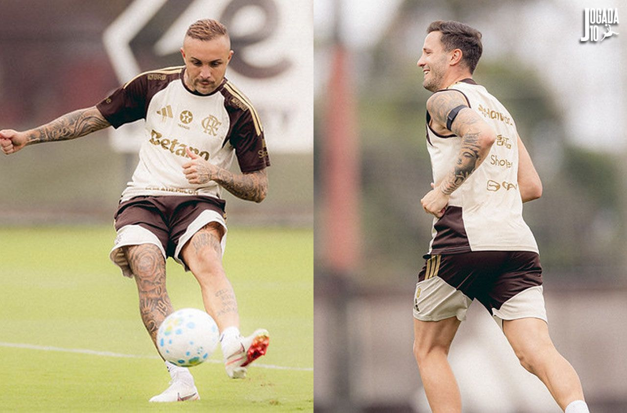 Imagem da noticia Saúl e Cebolinha treinam parcialmente no Flamengo