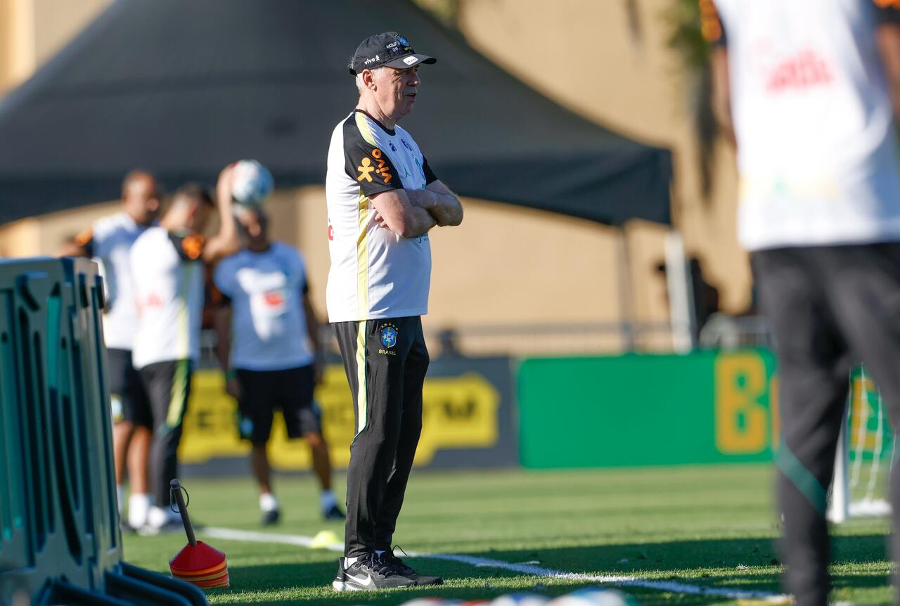 Imagem da noticia Ancelotti sobre ausência de Neymar na seleção: "Eu observo tudo"