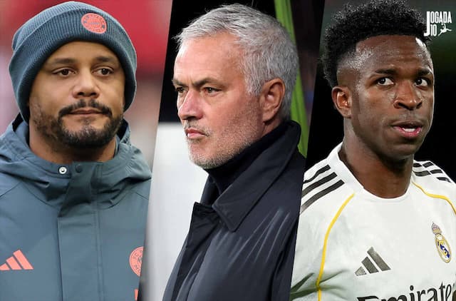 Kompany sai em defesa de Vini Jr e condena Mourinho: “Cometeu um erro” Kompany sai em defesa de Vini Jr e condena Mourinho: “Cometeu um erro”