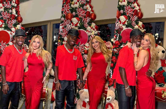 Veja como foi o Natal dos astros do futebol Veja como foi o Natal dos astros do futebol