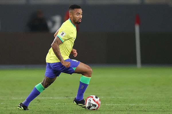 Imagem da noticia Gabriel Jesus é o quarto maior artilheiro da seleção em atividade