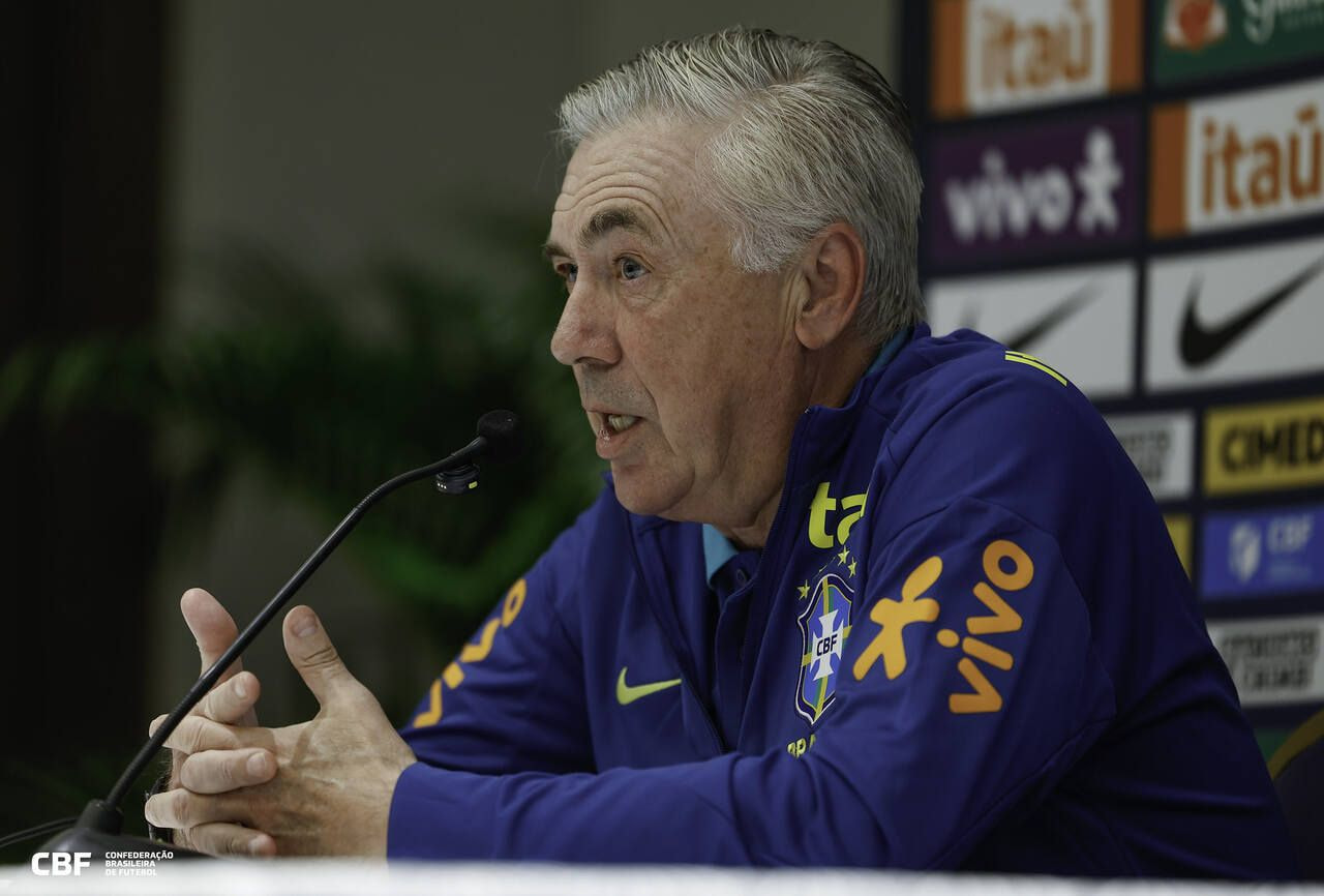 Imagem da noticia Ancelotti sobre Neymar fora da seleção: "Decisão técnica"
