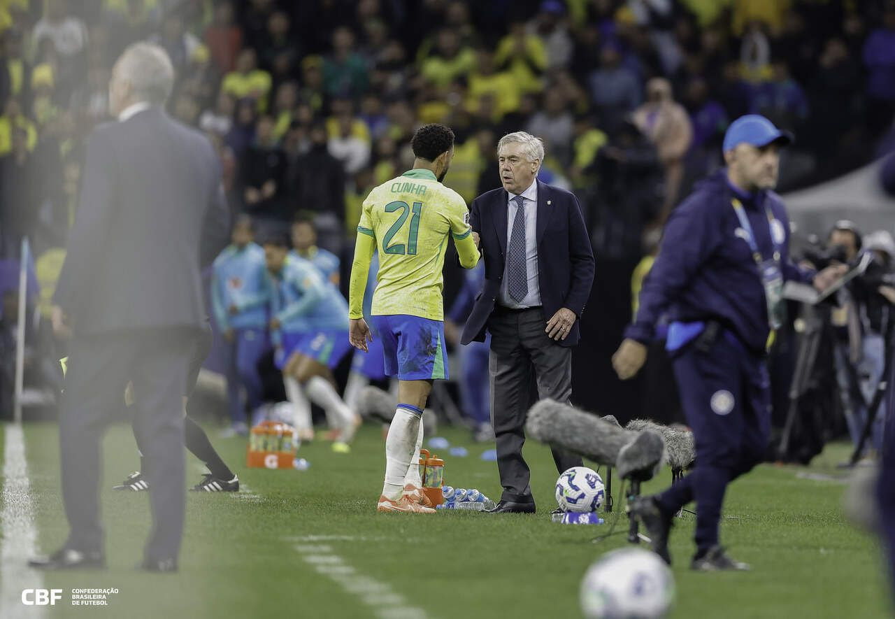 Imagem da noticia Ancelotti não poderá repetir escalações na seleção; confira opções