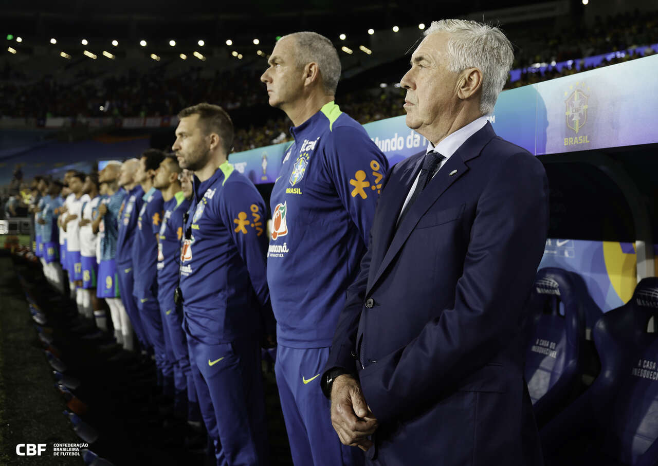 Imagem da noticia Ancelotti tira peso da pressão sobre a Seleção: “Ninguém tem obrigação de ganhar”