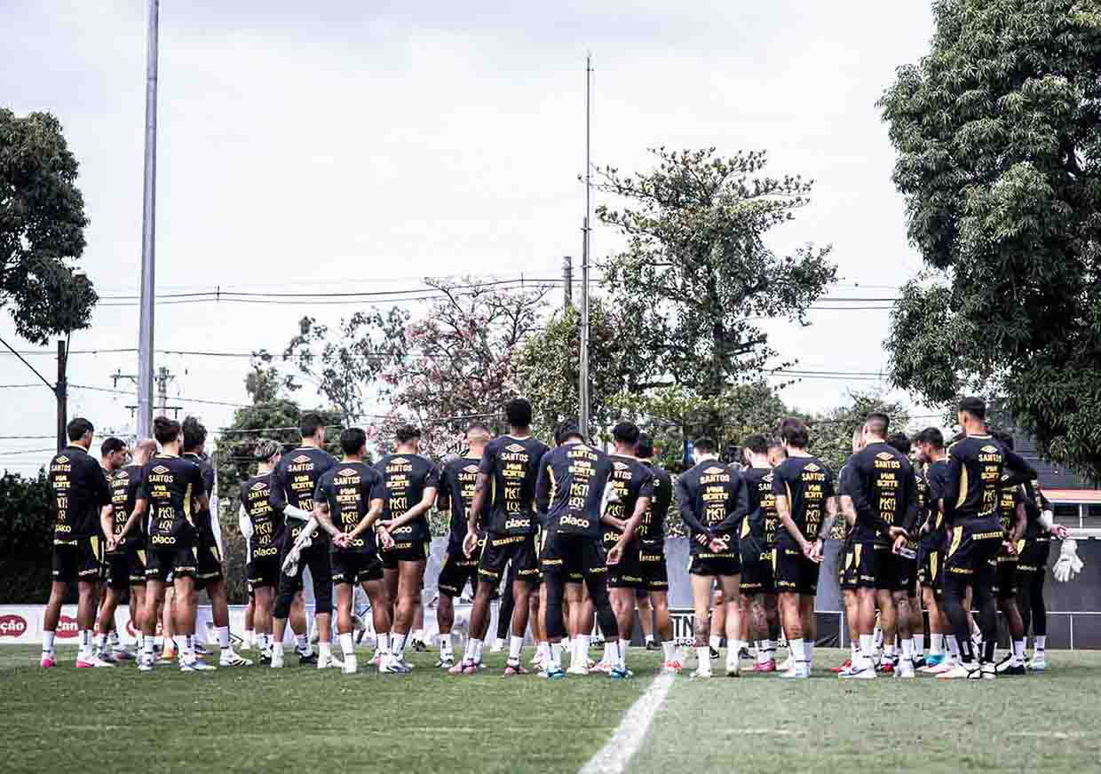 Imagem da noticia Santos prepara treino aberto na véspera do clássico com o Palmeiras