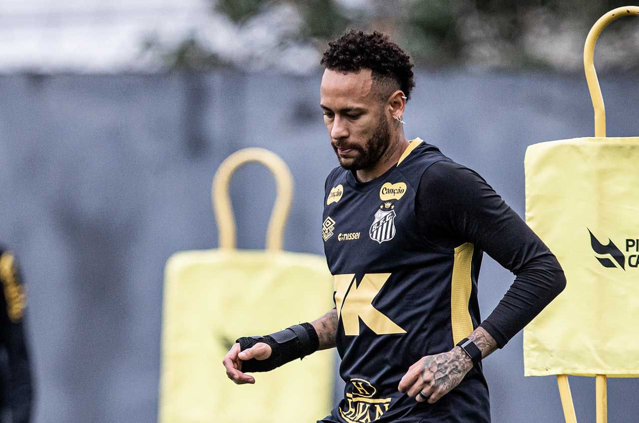 Imagem da noticia Neymar é relacionado para Santos x Fortaleza na Vila Belmiro