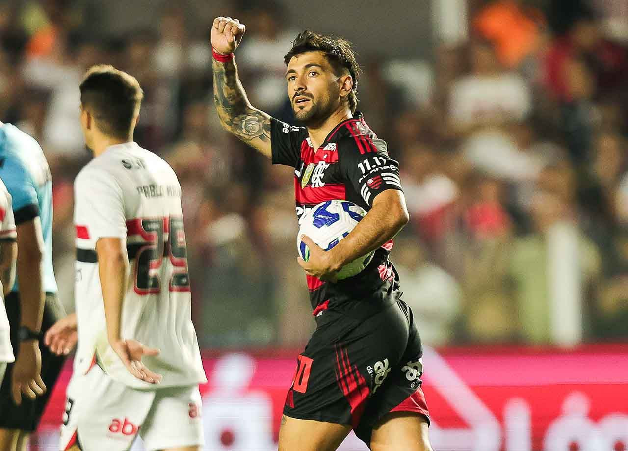 Imagem da noticia Arrascaeta se torna maior artilheiro estrangeiro do Flamengo