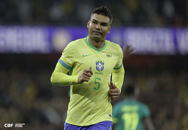 Casemiro cita importância da bola parada e exalta atuação da seleção Casemiro cita importância da bola parada e exalta atuação da seleção